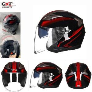 GXT708 DOT 인증 전기 오토바이 헬멧 사계절 오프로드 레이싱 하프 헬멧 Cool Casco Moto Street Capacete De Moto