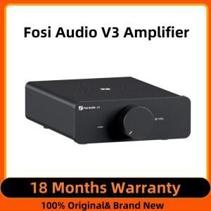 Fos Aud o V3 스테레오 파워 앰프 300W X2 TPA3255 클래스 D 미니 스피커 앰프 2채널 오디오 앰프 패시브 북쉘프용