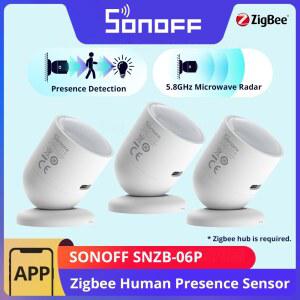 1-10PCS SONOFF SNZB-06P Z gbee 인간 존재 센서 5.8GHz 마이크로파 레이더 스마트 장면 ZBBr dge-P eWeL nk Al ce Alexa Google