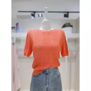 한정수량 더 아이잗 스퀘어 펀칭 라인 포인트 니트 111 KP5A1PO 111 2820551