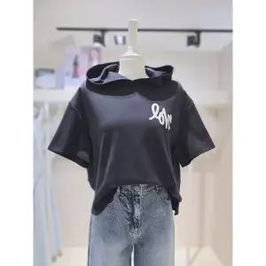 한정수량 더 아이잗 데일리 후드 포인트 레터링 티셔츠 741 KS4M0TS 741 2820527