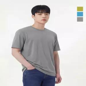 [웨스트우드]웨스트우드 남성 베이직 멜란지 라운드티_WO2MTTR431
