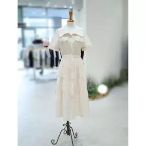 한정수량 온앤온 오픈카라 티어드 원피스 NJW5MO503 2821936