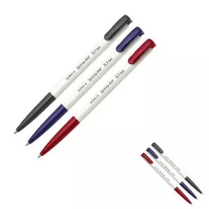 포에코 노크식 볼펜 1P 필기구 도구 24개입 0.7mm 데일리펜 스피디볼
