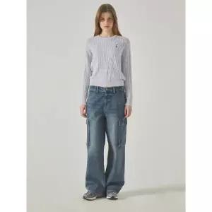 후아유 Denim Cargo Pants F WHTJF24 1F