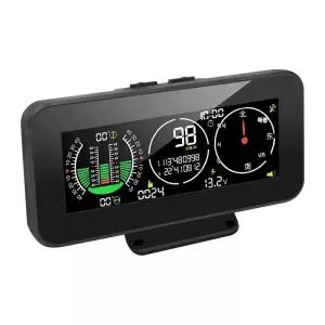 차량용 GPS HUD 헤드업 디스플레이 속도 고도계 나침반 경사계
