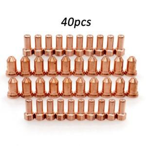 Unimig SC80 커팅 토치 컷 45 커터 기계 소모품 호환용접 호환 호환용 40 개 대 플라즈마 전극 팁 노즐
