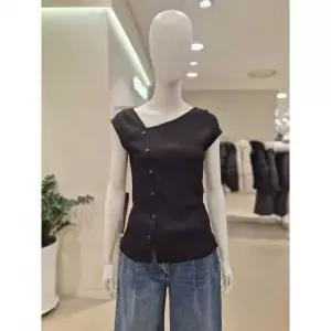 한정수량 M301 캡소매 언발 버튼티셔츠 NJW6ME301 2821552