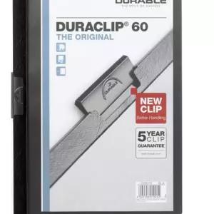 클립화일 2209 흑색 60매 DURABLE 바인더 시스템화일 포켓홀더 467B0