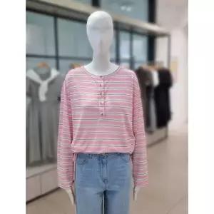 한정수량 온앤온 레이온 혼방 밑단 끈 조절 티셔츠 NJW6ME602 2821254