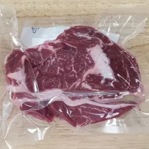 국내산 육우 꽃등심 립아이 스테이크 600g [BQA42739]