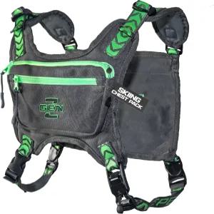 스키 스노보드 체스트 팩 3개의 안전한 포켓 노바운스 스트랩 백 패널 가볍고 건메탈 소재의 및