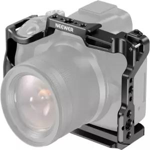 EOS R50과 호환되는 R50 카메라 케이지 NATO 레일이 장착된 알루미늄 비디오 리그 4 나사산 3/8 ARRI 홀