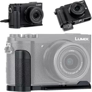 루믹스 GX9 Mark III II 홀더용 DMW-HGR2 핸드 그립 배터리 컴파트먼트 개구부가 금속 L 브래킷 핸들 및
