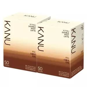 맥심 카누 더블샷라떼 50T x2개