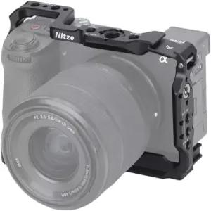 A6700 / Aha 6700용 Nitze 카메라 케이지 - T-S2A 내장 콜드 슈 NATO 레일 Arca용 퀵 플트 포함