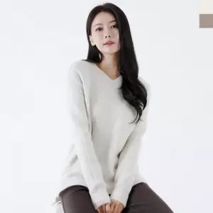 JJM-M49 여자고퀄브이넥울니트