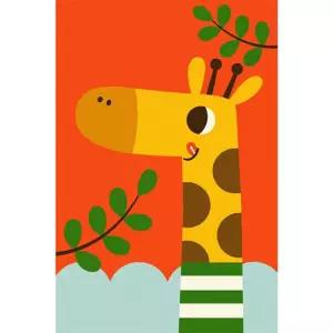 아기 기린 폴 10x15 캔버스형 그리기 이젤세트