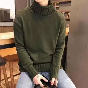 [모로엠]남성 미니멀 터틀넥 니트 티셔츠 ON-KN-QW85FBC2