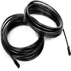 BRANK SPORTS 모든 줄넘기를 위한 교체용 강철 로프 2개 팩 길이 12피트 직경 2개와 색상 7가지 선택 가능