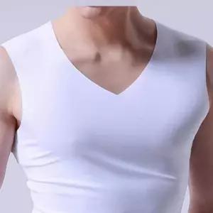 [제이큐]메리아스 나시 런닝 셔츠 민소매 셔츠 런닝 무봉제 실크 남자