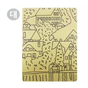 머니라떼 색모래용 명화도안 대 운터아크의 집 명화DIY 모래놀이치료