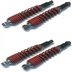 4팩 12인치 길이 10mm ID 조절식 쇼크 고 카트 미니바이크