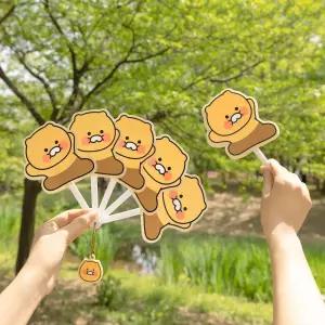 춘식이 접이식 부채 캐릭터