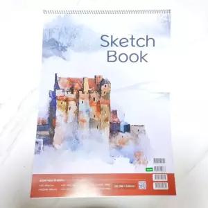 전문가용 4절 드로잉 스케치북 8매 180g 백색 수채화 포스트 국내산 도화지