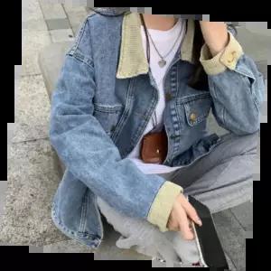 카라배색청자켓 스타일리시한 캐주얼룩 데일리 아우터 봄가을 필수 아이템 여성용 높은 퀄리티 자켓