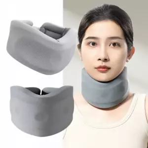 바른자세 목지지대 통풍 보호대 휴대용 목고정 보조기