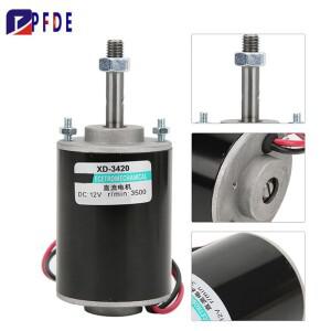DC 12V24V 30W 3500RPM-7000RPM 전기 영구 자석 모터 DIY XD-3420 용 고속 CW/CCW