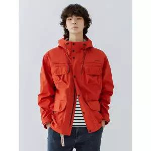 매장정품 BEANPOLE 빈폴 25SS [BC5337N026] [BEANPOLEKNAP] 윈드브레이커 사파리 - 레드 BC5337N026 193892
