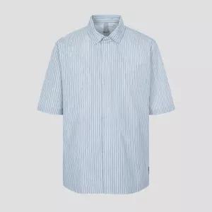 매장정품 BEANPOLE 빈폴 25SS[BC5465C82Q] 젠틀테크 스트라이프 반소매 셔츠 - 스카이 블루 1938892
