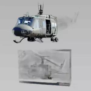 아카데미 프라모델 1대48 대한민국 육군 UH-1D H 수송헬기 (12308)