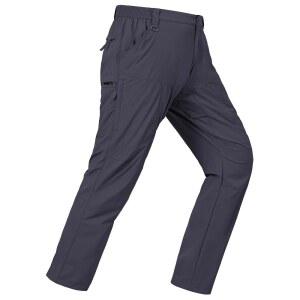 SPOSULEI 남성용 경량 카고 하이킹 아웃도어 퀵 드라이 작업용 택티컬 팬츠 6포켓 방수 낚시 여행용