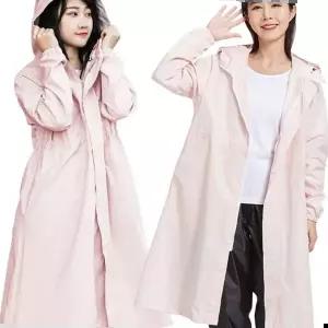 골프 캠핑 여성 우비 핑크 레인코트 판초 우의 비옷