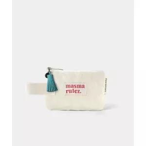 [국내백화점 매장정품] 마스마룰즈 MASMARULEZ Mini strap pouch_Shiny flower cream 5013143804 103489