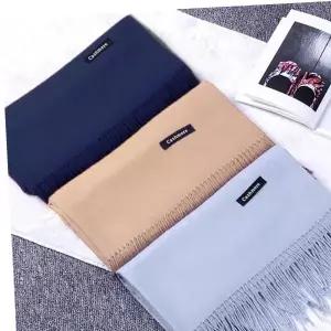 260g 겨울용 캐시미어 목도리 6색 숄머플러 머플러 여성머플러