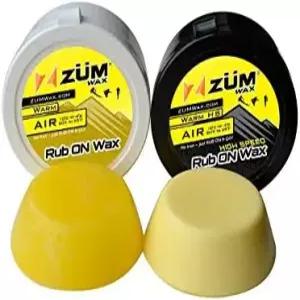 ZUMWax RUB ON Wax 스키/스노보드/노르딕 팩 따뜻하고 고속 각 20g 사용이 간편한 코르크 어플리케이터