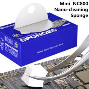 MECHANIC NC800 800개 LCD 화면 나노 클리닝 스펀지 잔여물 없음 휴대폰 PCB 메인보드 후면 유리 카메라 먼
