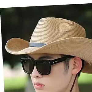 남성 바캉스모자 챙모자 햇빛차단 남자밀짚모자 농모 카우보이 밀짚모자