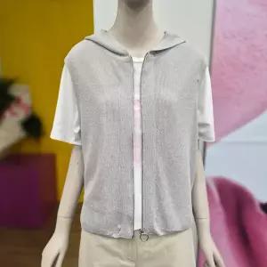 [베네통] 시스루 후드 집업베스트 BAKVF4541 LG_DJ_DJ