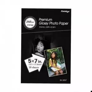 라벨지 폼텍 고광택 포토용지 인화지 5x7 IH3057
