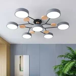 거실 침실 연구 홈 장식 실내 조명 AC90260V에 한 3 가지 색상의 LED 샹들리에