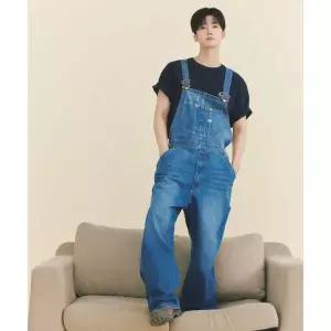 리 LEE 유니 오버롤 인디고 다크