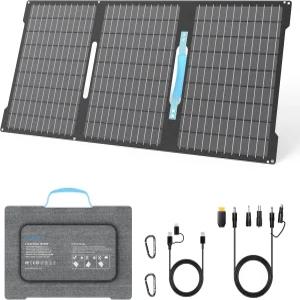 캠핑용 45W 휴대용 태양광 패널 IP67 접이식 소형 충전기 발전기를 위한 USB-C DC 출력이 가능한 방수 키트