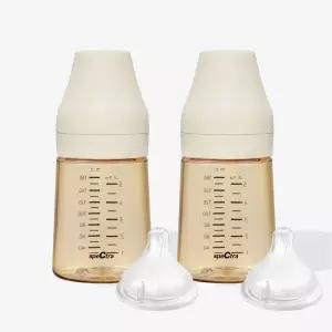 스펙트라 올셋 PPSU 젖병 (젖꼭지 S사이즈 포함) 160ml, 2개, 크림바닐라