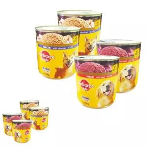제이커 사료 강아지간식 습식캔 반려견 수분섭취 통조림 영양 700g 페디그리 12P