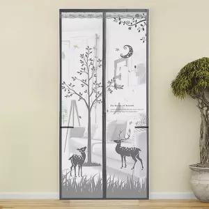 현관문 모기장 100x210cm 그레이 사슴 Jon 방충망